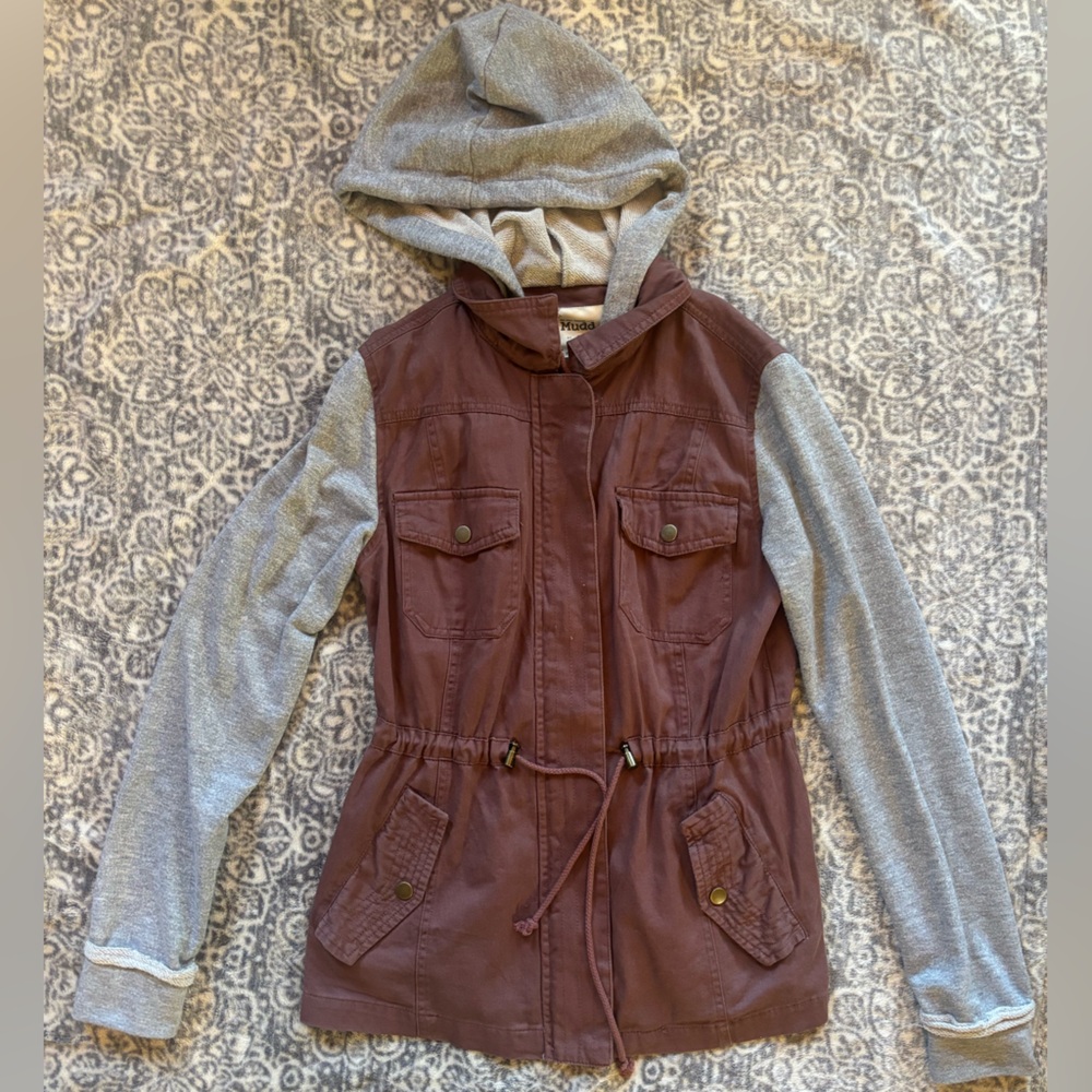 Mudd Women’s Reddish Brown Utility Jacket
